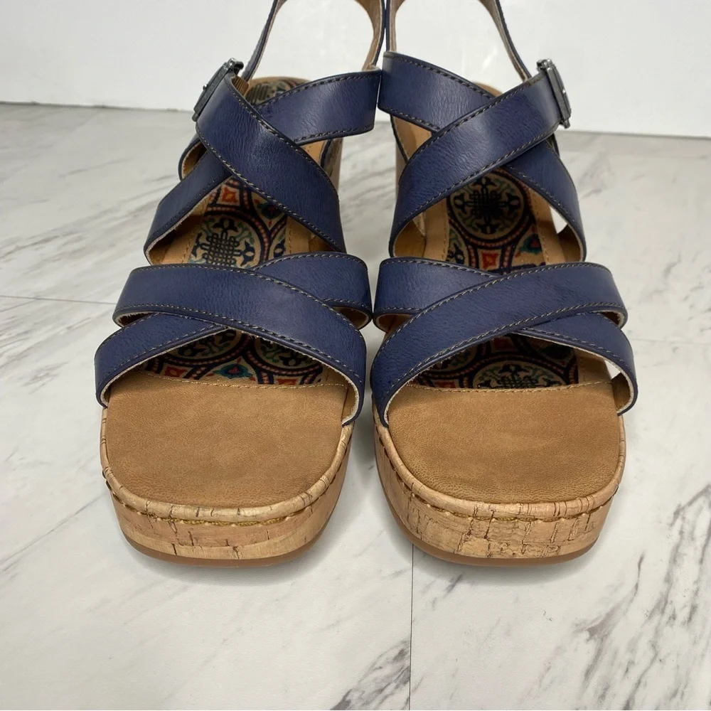 New! BOC Born Chiana Cork Wedge Sandal 11M